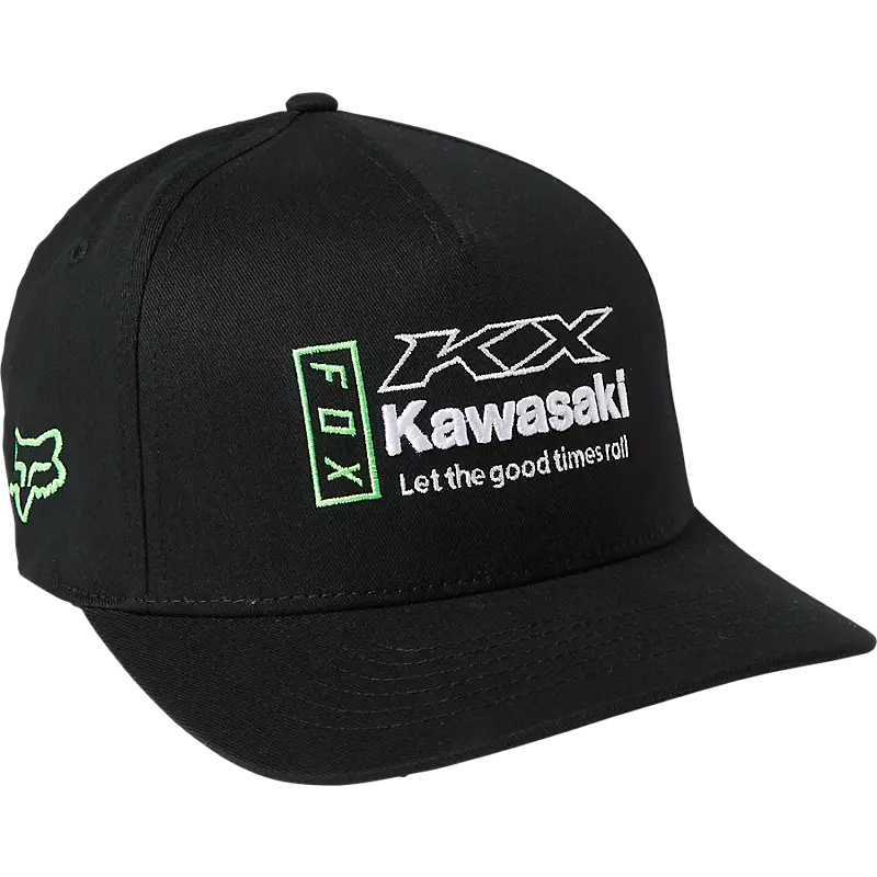 Fox Racing,  ATV Hat, Kawasaki X Fox Flexfit Hat,  29012-001