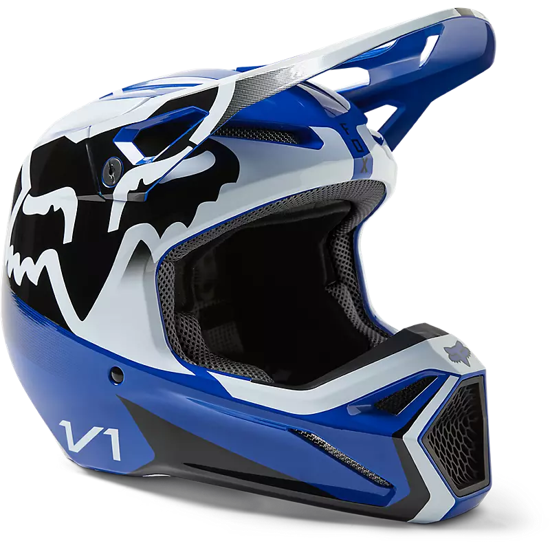Fox v1 deals dirt bike helmet