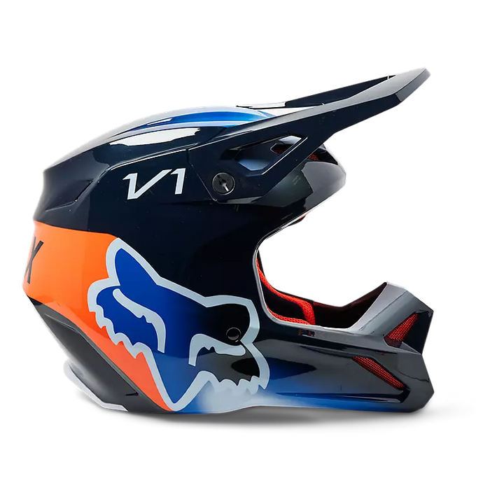 Fox Racing, Durable Off-Road Headgear, V1 Toxsyk Helmet, 29659-329