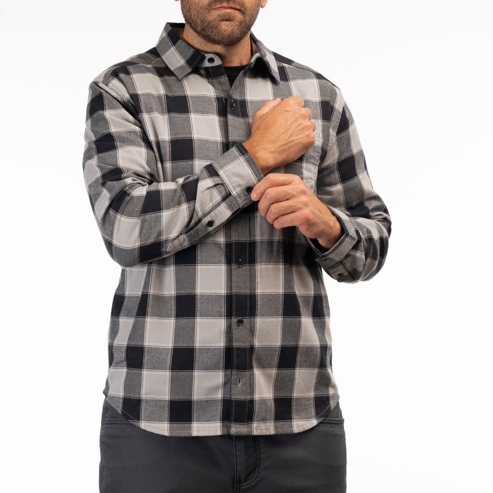 Klim, Men's Long Sleeve Shirt, Klim Cottonwood Midweight Flannel Shirt, 3634-000