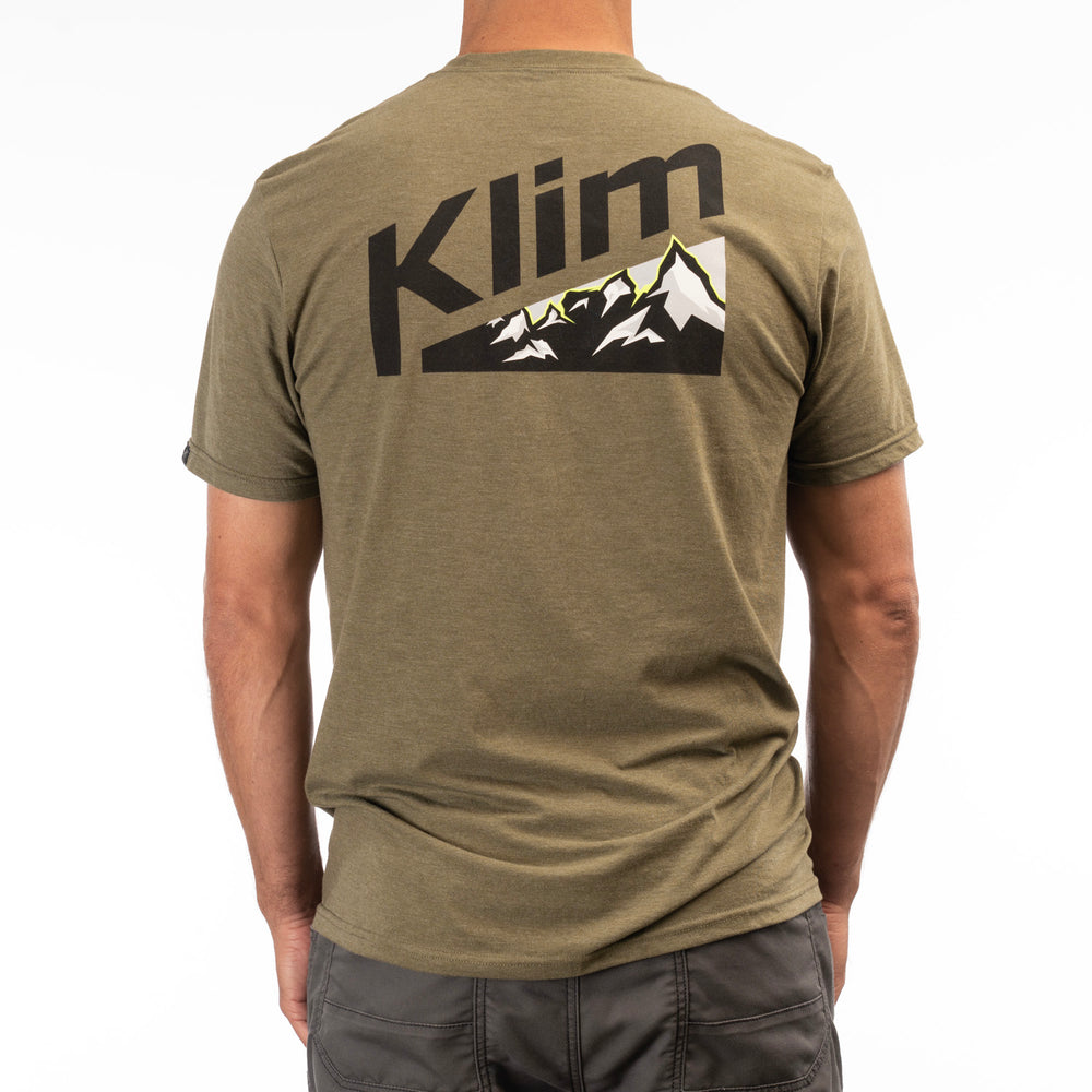 Klim,BreathableT-Shirt, Klim Mountain Peak Tri-blend Tee, 3691-000