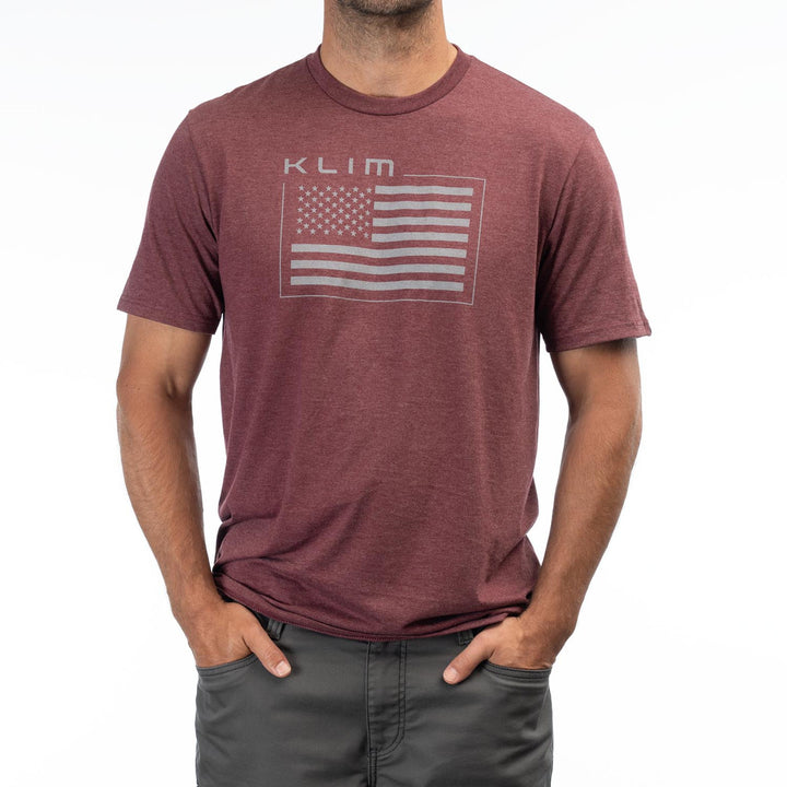 Klim,Patriotic T-Shirt,  Klim Patriot Klim Flag Tri-blend Tee, 3688-000