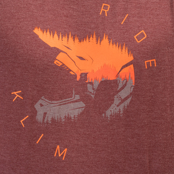 Klim,Lightweight  T-Shirt, Klim Ride Tri-blend Tee, 3689-000