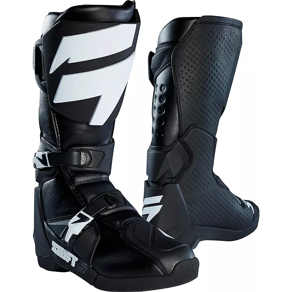 Shift Racing, Motocross Boots, White Label Boots,19339-001
