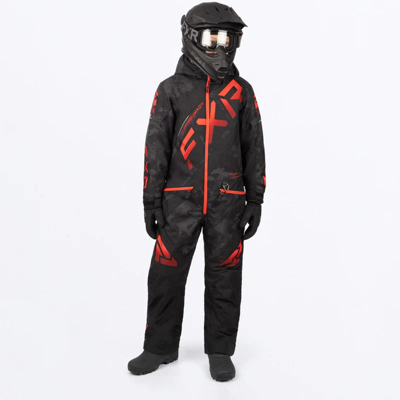 FXR Racing, FXR Child CX Monosuit, Child Snow Suit, Snow Suit, FXR Snow Suit, Childs One-Piece Snow Suit, 233014