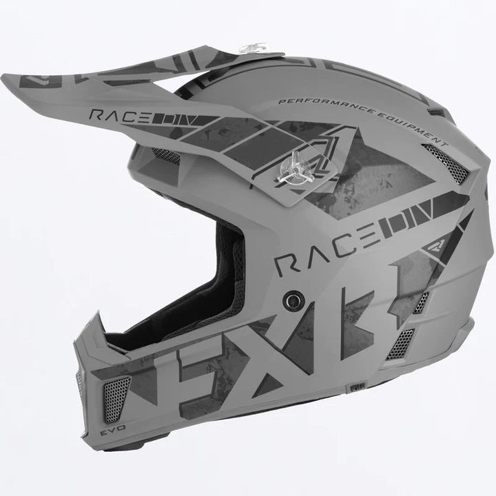 FXR Racing, FXR Clutch Stealth Helmet, Men's Snowmobile Helmet, Men's Snow Helmet, 240627