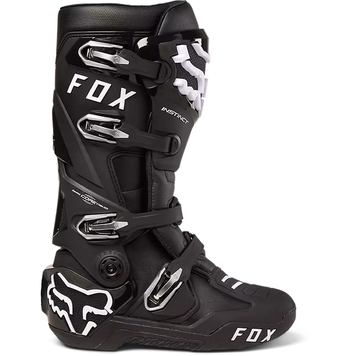 Fox Racing, Instinct Boots, White Instinct Boots, Motocross Boots, 24347-001