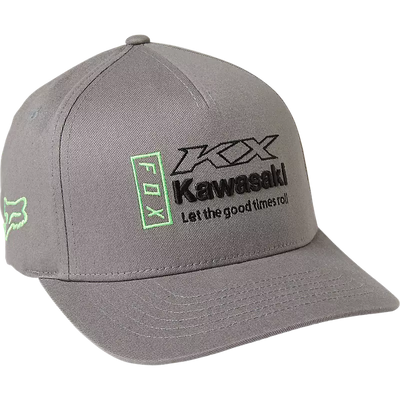 Fox Racing, Kawasaki X Fox Flexfit Hat, ATV Hat, Kawasaki Hat, Flexfit Hat's, 29012-052