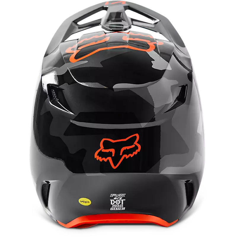 bike helmet back of head FOX V1 Bnkr Helmet – Blown Motor by Moto United