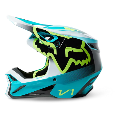 Fox Racing, V1 Leed Helmet, Motocross Helmet, Racing Gear, Helmets. 29657-176