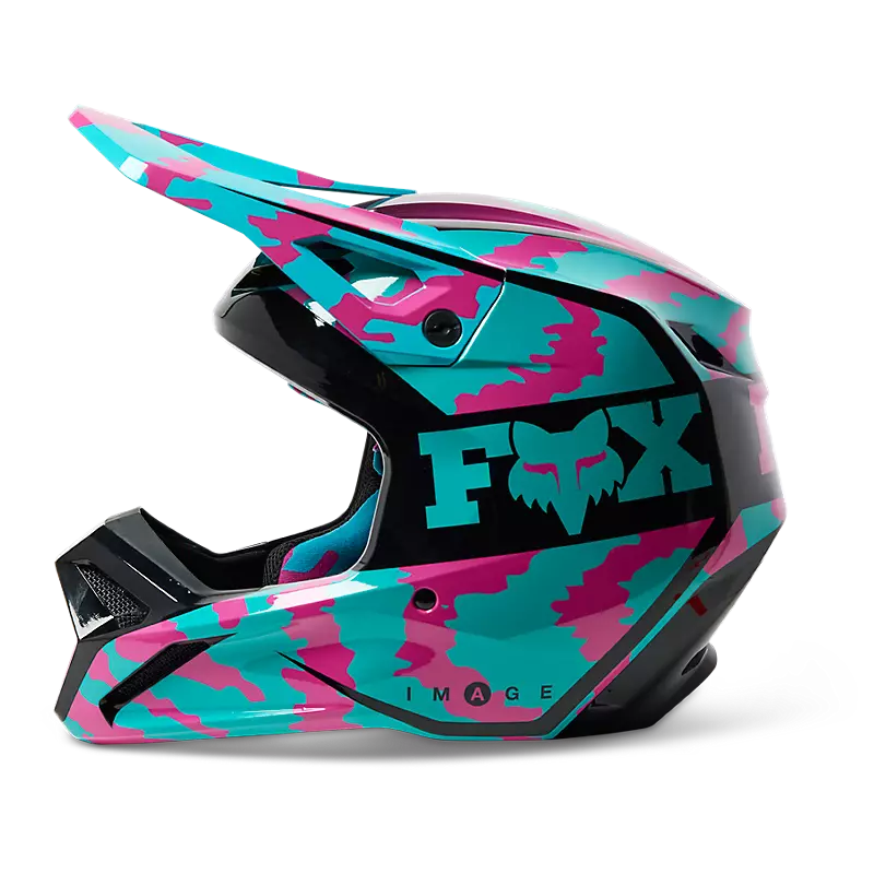 Fox Racing, V1 Nuklr Helmet, Motocross Helmet, Racing Gear, Helmets, 29663-176