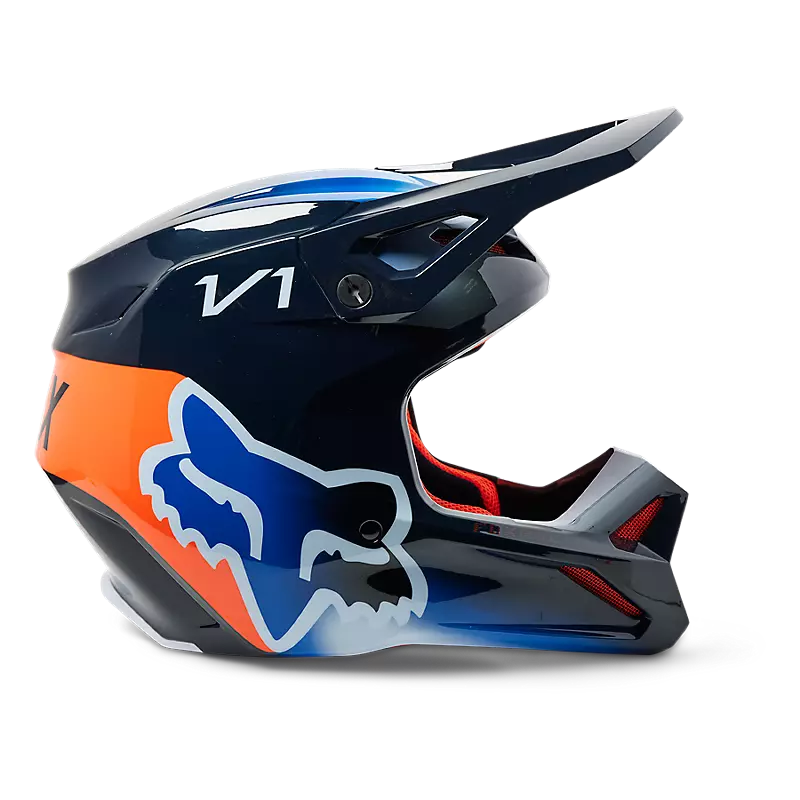 Fox Racing, Fox V1 Toxsyk Helmet, Motocross Helmet, Racing Gear, 29659-329