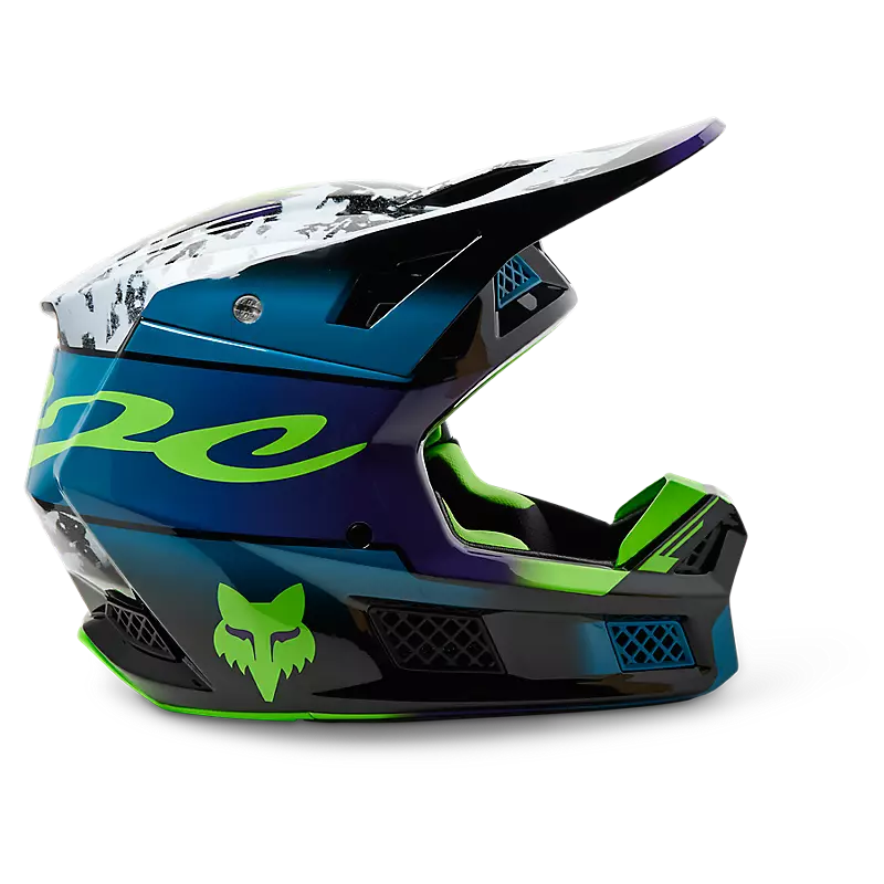 Fox, Racing Helmet, V3 RS Dkay Helmet,29653