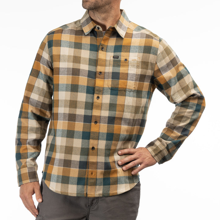 Klim, Klim Alderson Midweight Flannel Shirt, Men's Flannel Shirt, Men's Long Sleeve Shirt, Long Sleeve Shirt, Flannel Shirt, 3636-000