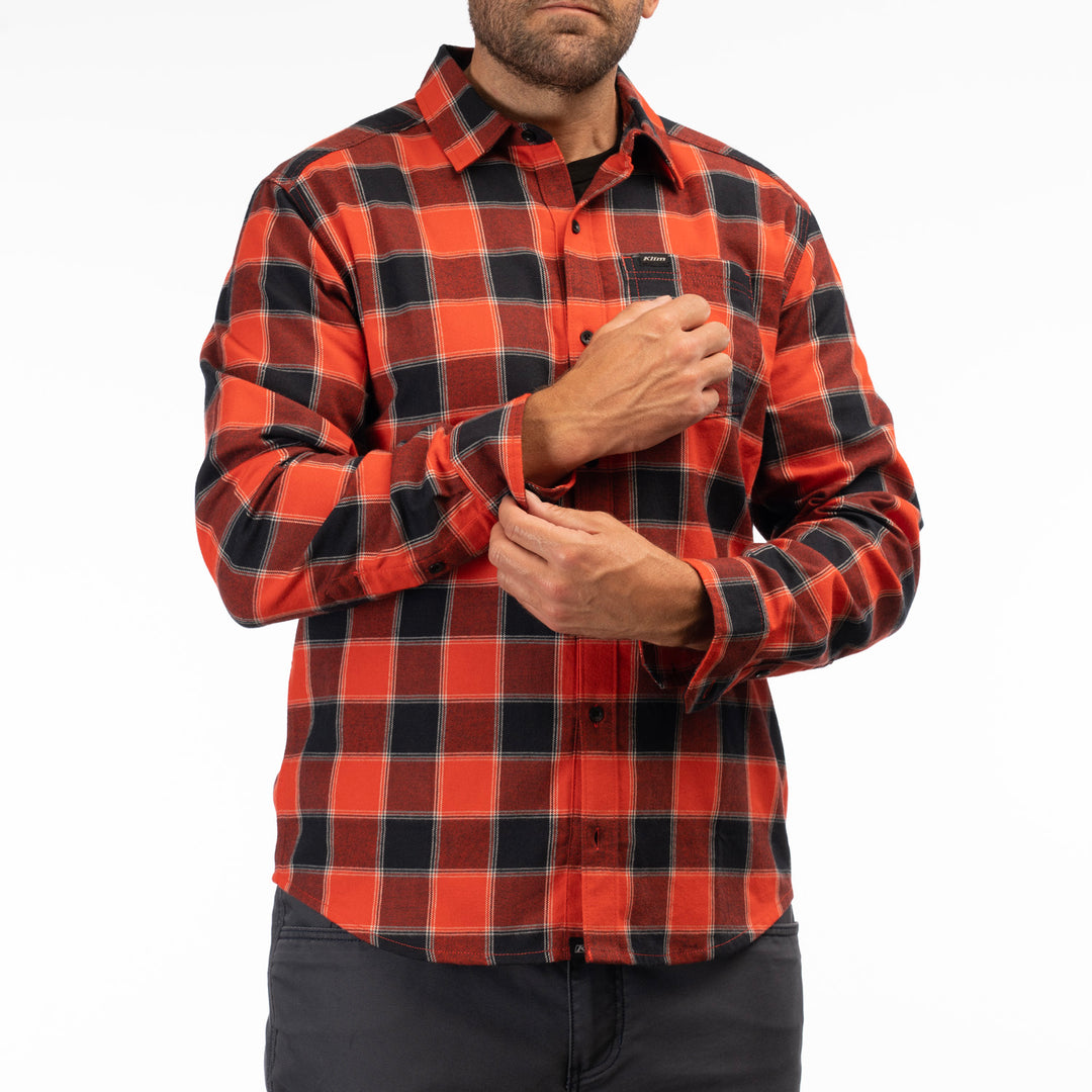 Klim, Klim Cottonwood Midweight Flannel Shirt, Men's Flannel Shirt, Men's Long Sleeve Shirt, Long Sleeve Shirt, Flannel Shirt, 3634-000