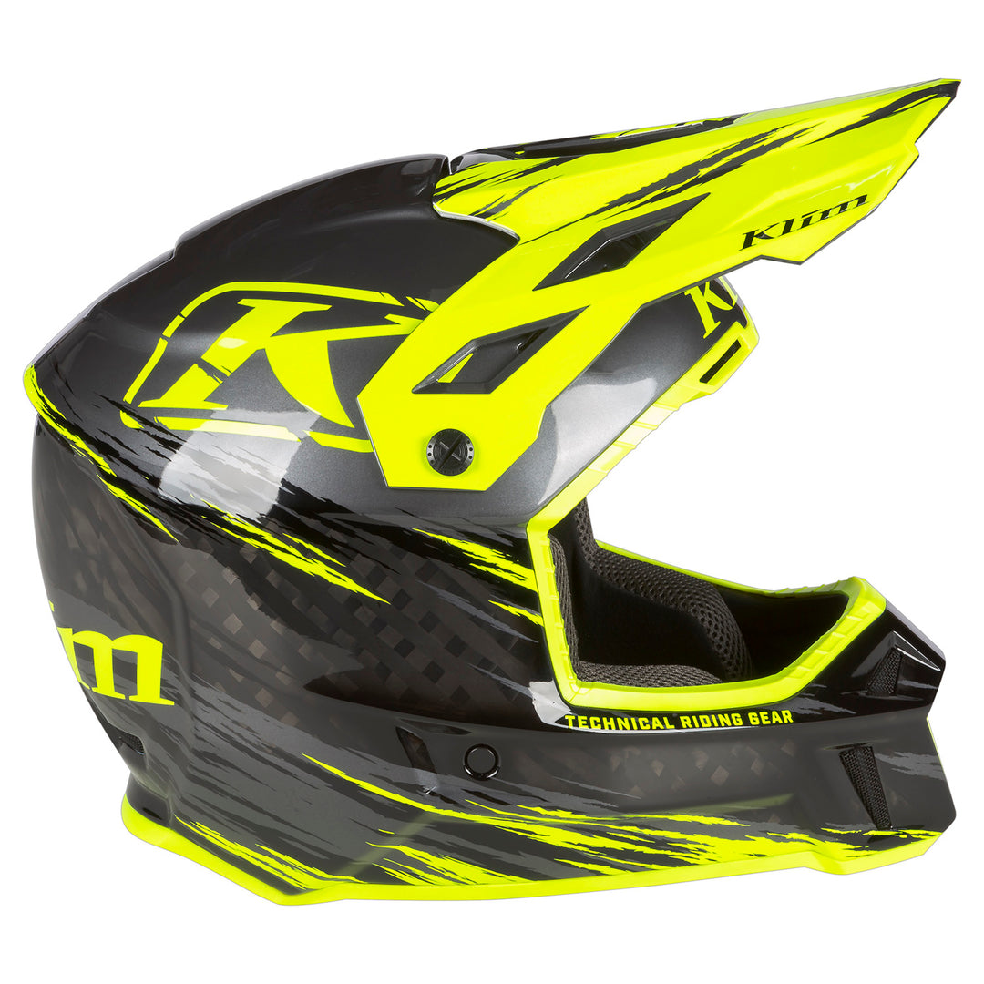 Klim,Snowmobile Helmet, F3 Carbon Pro Helmet ECE, 3794-000