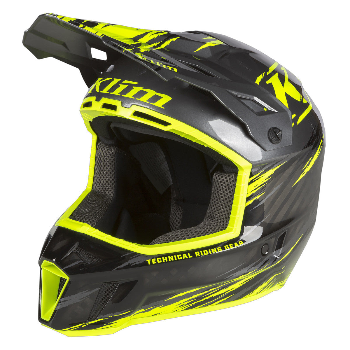 Klim, Klim F3 Carbon Pro Helmet ECE, Snow Helmets, Snowmobile Helmets, Men's Helmet, Snow Gear, 3794-000