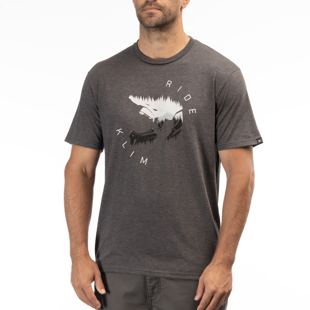 Klim, Breathable T-Shirt,  Klim Ride Tri-blend Tee, 3689-000