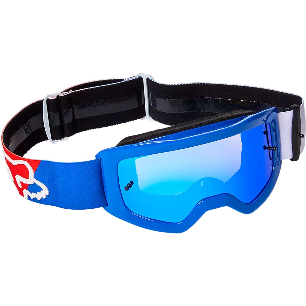 Fox Racing Youth Main Skew Goggle White/Red/Blue