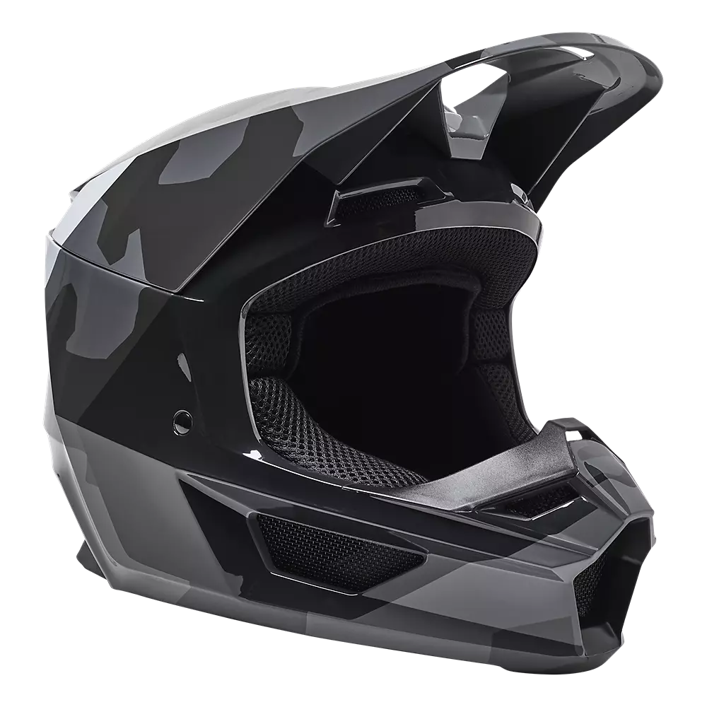 adjustable youth motorcycle helmet GMAX OF-2Y Open Face White / Youth Medium The helmet is made from high Fox Racing V1 Bnkr Youth