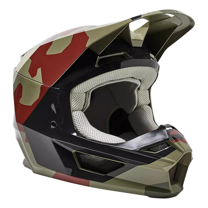 Fox Racing,Youth Motocross Helmet, Youth V1 Core Bnkr Helmet, 28813-031
