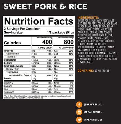 Peak Refuel - Sweet Pork & Rice